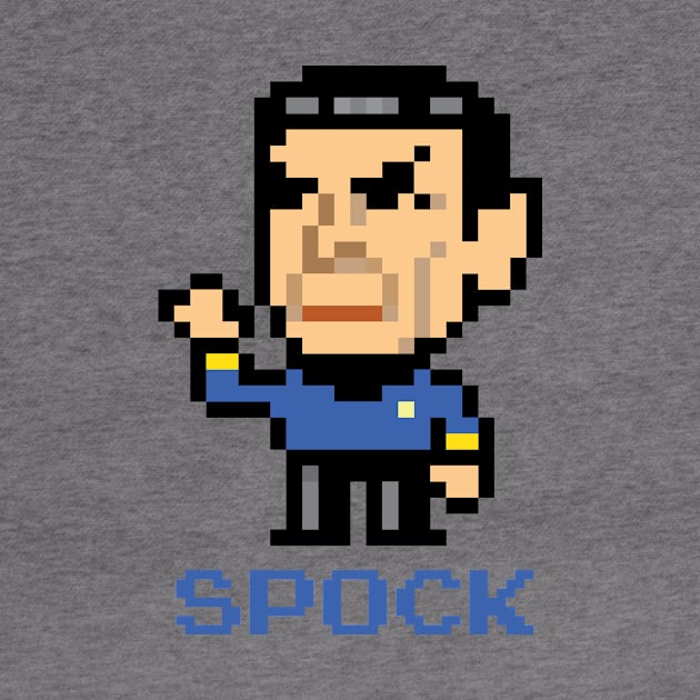 Star Trek Spock Pixel Character by Rebus28